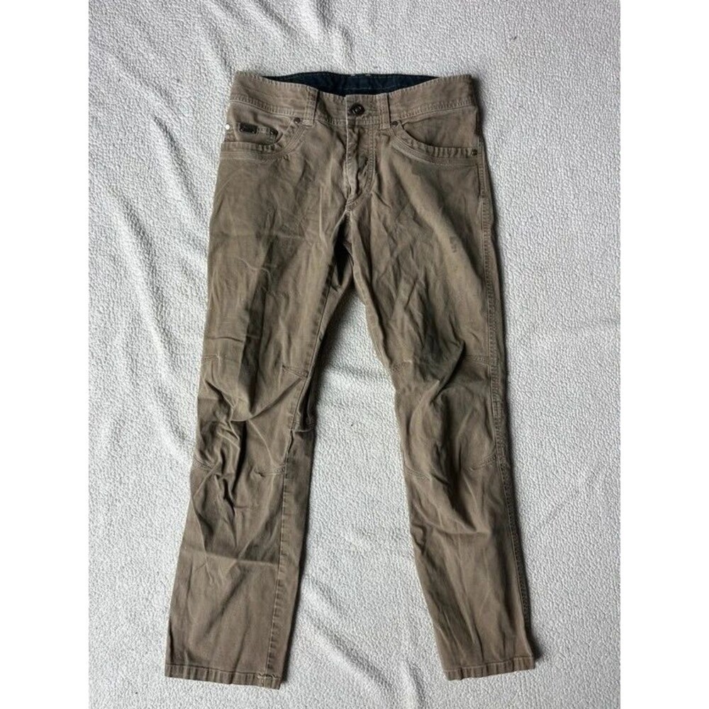 Kuhl Mens Kanvus Jean Cargo Pants Brown 31 x 32